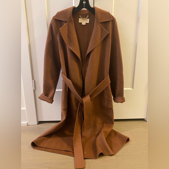 Michael Kors Wool Wrap / Belted Coat - Picture 2 of 4
